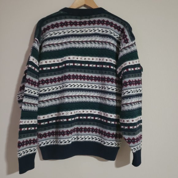 Vintage Cape Isle Knitters Crewneck Sweater L - Picture 2 of 6